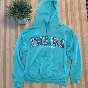 BB TROPICS aqua green hoodie